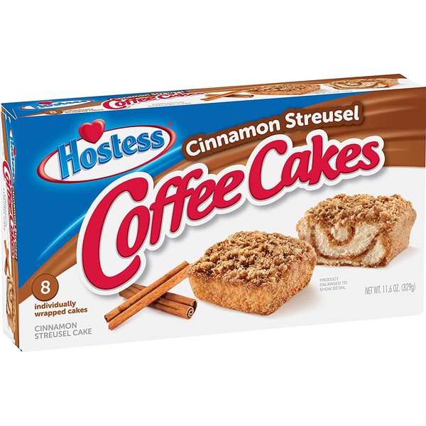 Hostess Cinnamon Streusel Coffee Cakes, 8 Count