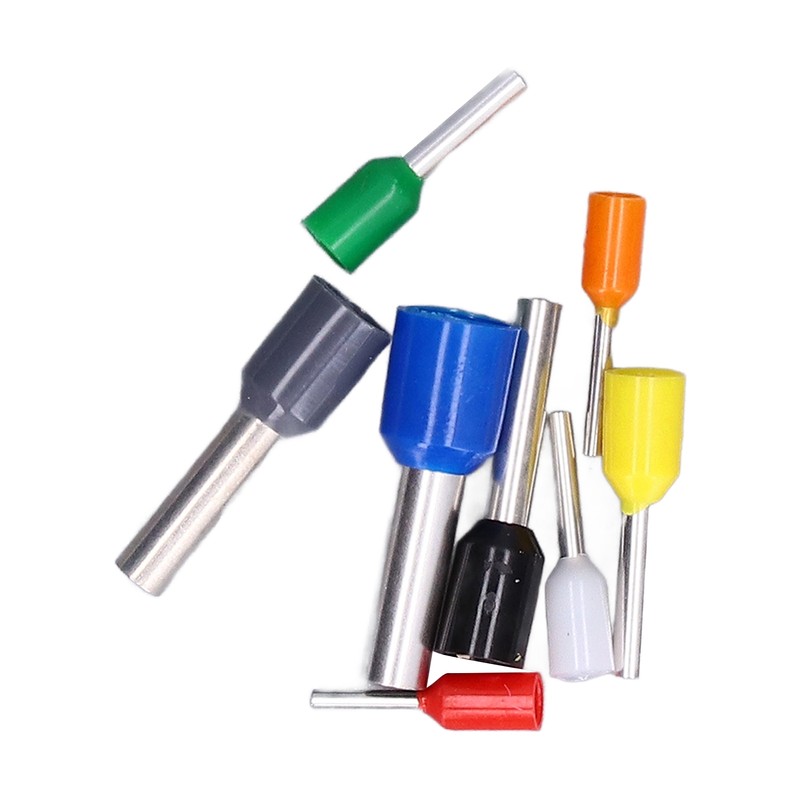 1000Pcs Wire Ferrules Terminals Kit Brass PP Ferrules Crimping Kits
