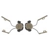 2Pcs Suspension Headset Bracket Helmet 19‑21mm Rail Adapter Rotatable Headphones