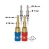 Connettori Rapidi per Ossigeno/Acetilene Gys, Set di 2, 039087