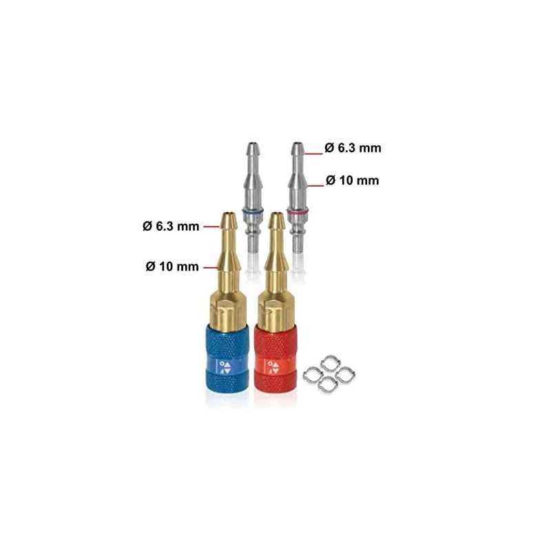 Connettori Rapidi per Ossigeno/Acetilene Gys, Set di 2, 039087
