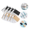 STOBOK 8pcs Binding Ring Flash Cards Memo Cards Portable Notebook