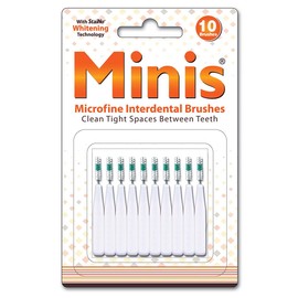 Staino Interdental Brush Microfine Mini Pack of 10 – Value Pack (3 x Pack of 10)