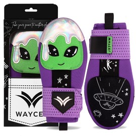 WAYCEL Sliding Mitts - Baseball Sliding Mitt for Youth - Ice Cream Sliding Mitt Baseball - Softball (Alien)