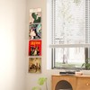 upsimples 8 Pack Vinyl Record Wall Mount Shelves, 12" Vinyl