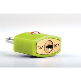 Travel Blue TSA Approved Key Lock for School Gym Locker Luggage Suitcase Baggage Locks Outdoor Waterproof Easy to Use 2 Keys Per Lock Ideal for Smaller Luggage - 027 GR