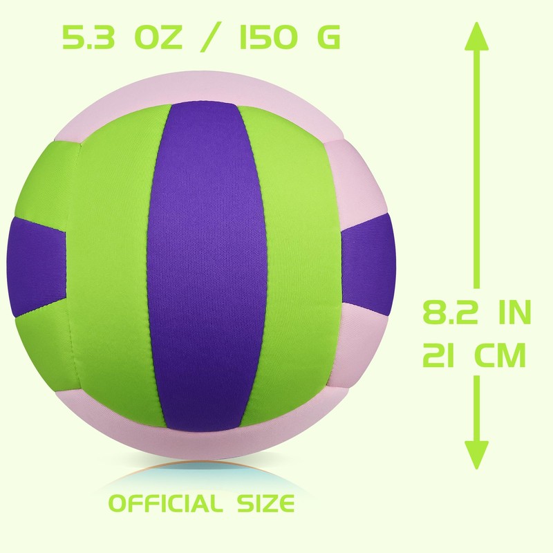 JCAMOY Indoor Soft Volleyball Features a Soft, Smooth Texture that