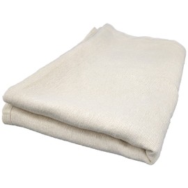 1 Pack 70 x 90 Hospital Bath Blanket - Comfortable Lightweight Unbleached