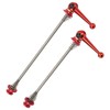 CANSUCC 2pcs Bicycle Wheel Skewer Aluminum Alloy Quick Release Titanium