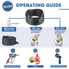 TOOLCY Pressure Washer Hose, 3400 PSI, 50 ft 1/4" Kink