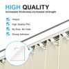 Anyongora 100 PCS Vertical Blind Repair Tabs,Clear Vertical Blinds Repair