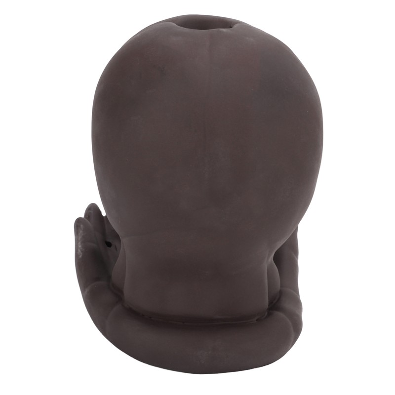 Backflow Incense Burner Purple Sands LED Light Skull Head Design