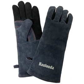Welding Gloves,16 Inches,932℉,Leather Forge Welding Gloves, Heat/Fire Resistant,Mitts for BBQ,Oven,Grill,Fireplace,Tig,Mig,Baking,Furnace,Stove,Pot Holder,Animal Handling Glove.