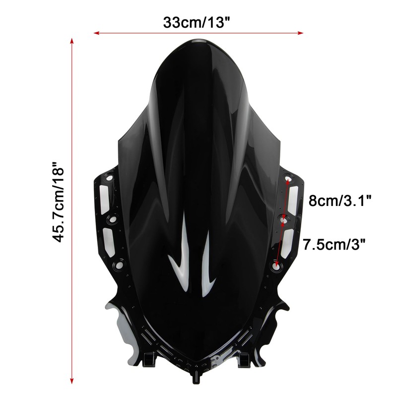 Motorcycle Windscreen for YZF R15 V4 2021-2024, Motorcycle Front Windshield