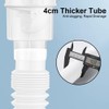 Flexible Siphon, 1 1/4 Inch x 32 mm Siphon Sink