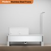 Laveshop Sponge Holder for Kitchen Sink, Rustproof Stainless Steel Sink