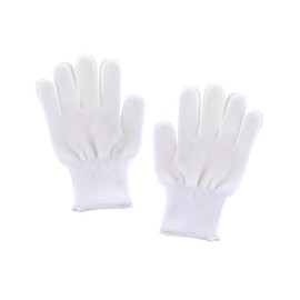 5 Pairs Cotton Blend Work Gloves White Extra Grip Non Slip Cotton Multipurpose