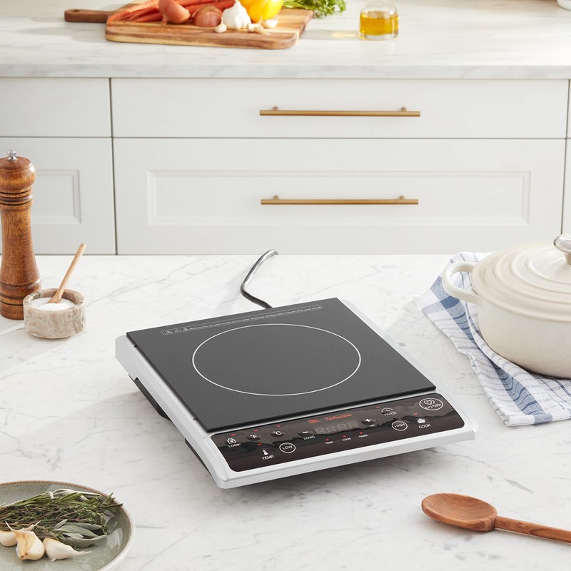 Spt 1300-Watt Induction Cooktop, Silver