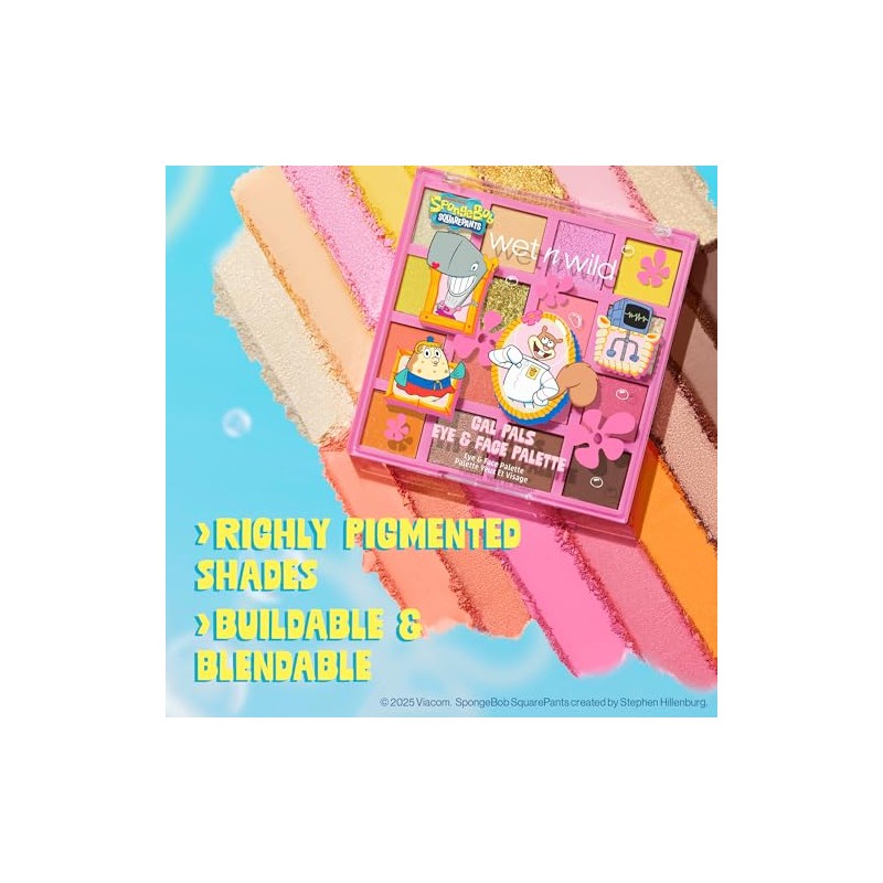 Wet n Wild x Bob Esponja Gal Pals Paleta de