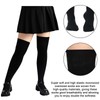MUNSKT Women Thigh High Socks, Extra Long Cotton Boot Stockings