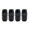 Evil Energy 6AN Hose End Fitting - 4 Pack Black