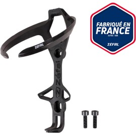 ZEFAL Pulse L2 Portabidón de Carbono – Negro – Diseño Ultraligero de 18 g, Fibra de Carbono Inyectada, Ajuste Universal (72-76 mm), Tornillos de Aluminio 7075 T6 incluidos, 84 x 82 x 147 mm