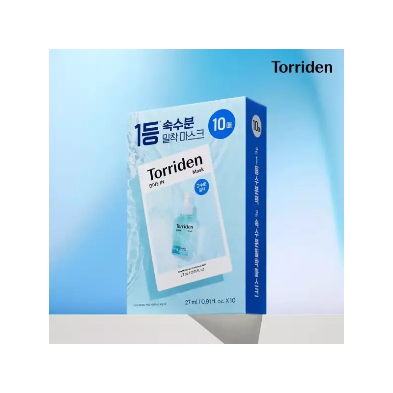 Toriden [SET] 토리든 다이브인 세럼 50ml+마스크 10매 (+모공앰플 10ml) [SET]