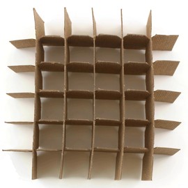 Cardboard Divider, 36 Cell, 4.88 x 4.88 x 1.25