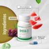 Omega 3 De Salmón Con Resveratrol Epa/dha Nutrasien100 60cap Sabor