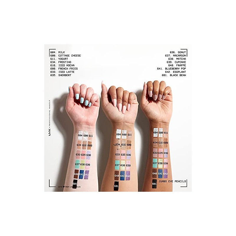 NYX Professional Makeup, Jumbo, Lápiz de ojos, Tono Frappe