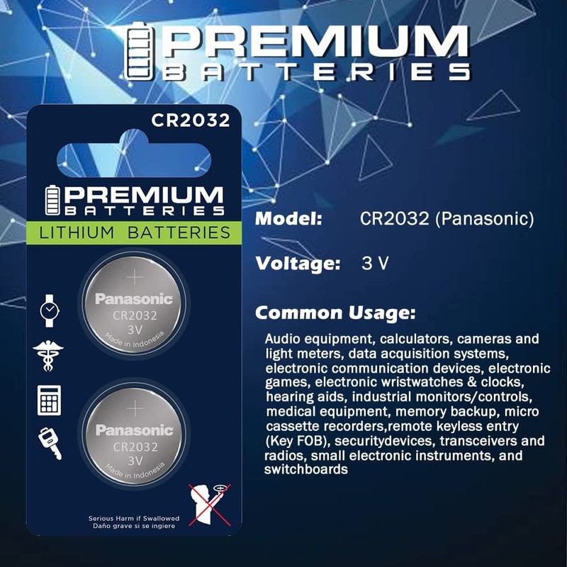 Premium CR2032 Battery 3V Lithium Coin Cell - Japanese Engineered