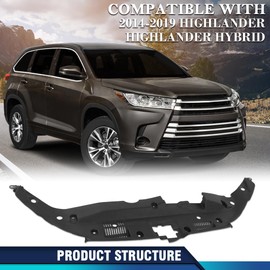 PIT66 Radiator Support Cover Compatible with Toyota Highlander/Highlander Hybrid 2014-2019 TO1224107, 532950E070