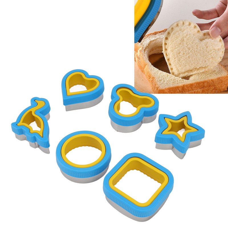 Sandwich Cutter Prevent Slip Rust Proof Cartoon Bread Press Mold