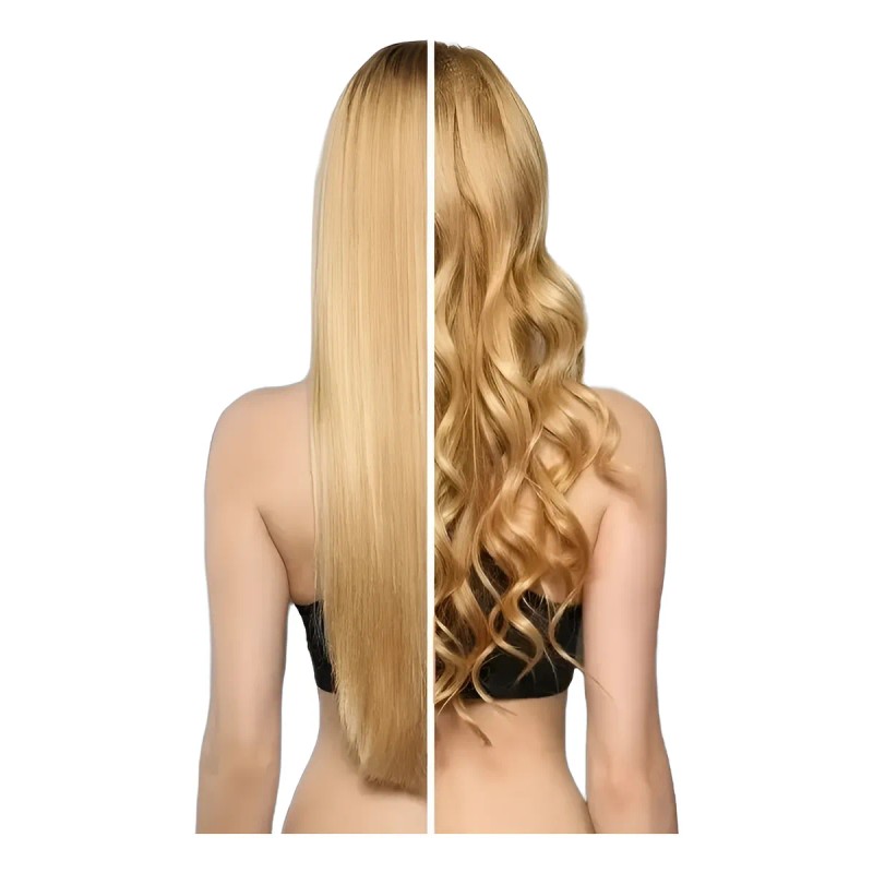 Curly Ondas En Cabello Rizos Sin Calor Tubo Con 2