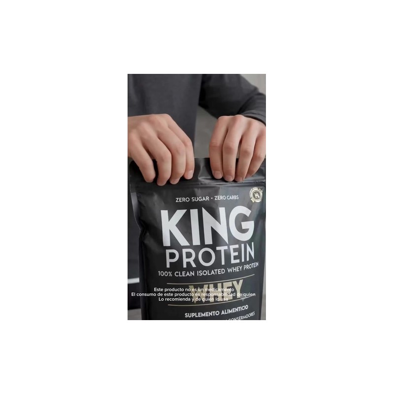 King Protein Whey 600g Aislado Lactosa Sabor