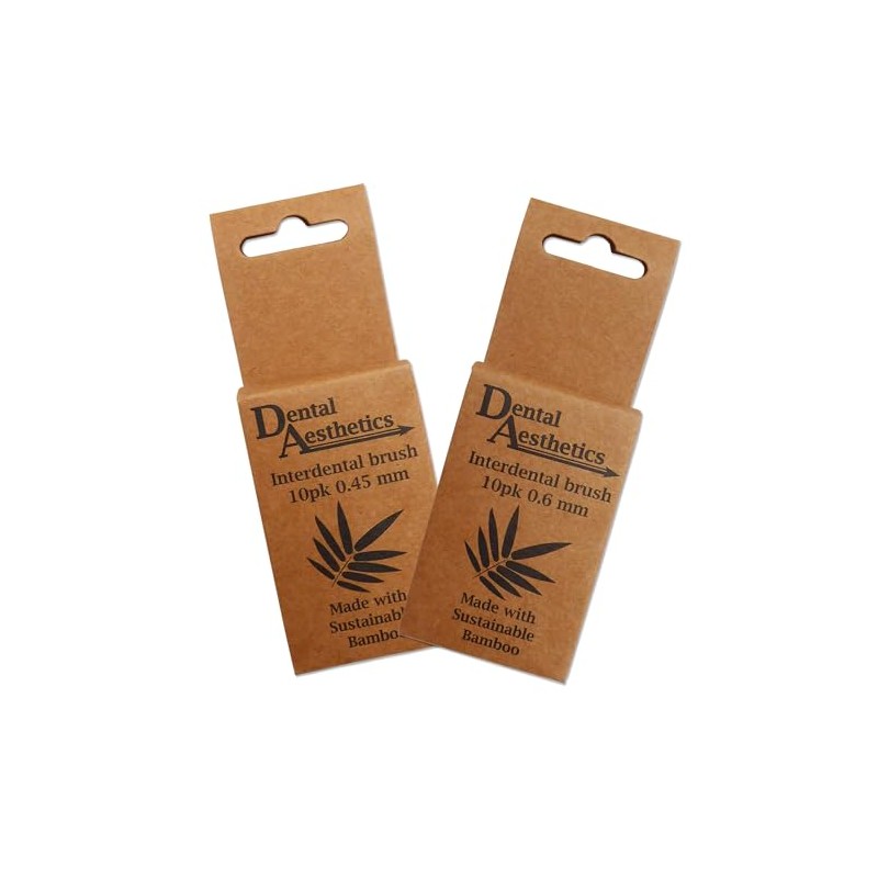 Bamboo Interdental Brushes 2 Packs ~ 10 Brushes Per Pack