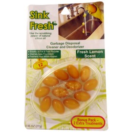 Economy Kitchen Accessory Sink Fresh Lemon 12 Count
