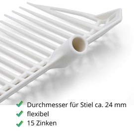 Reitsport Amesbichler Gewa Pro Professional Plastic Fork Manure Fork Manure Fork Quality Manure Fork