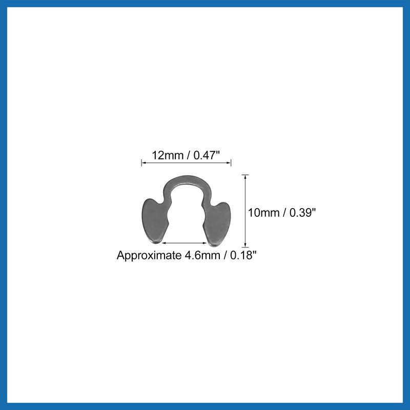 A ABSOPRO 3pcs Turbocharger Actuator Wastegate Circlip E Clip Pin
