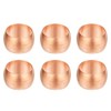 PATIKIL 8mm Tube OD Compression Sleeves Ferrules, 6pcs Copper Ferrule