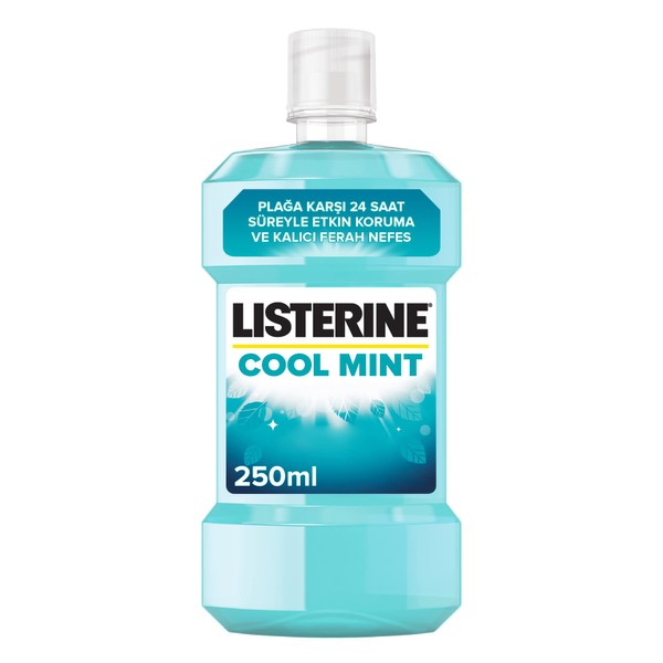 Listerine Mouthwash, Cool Mint, 250ml