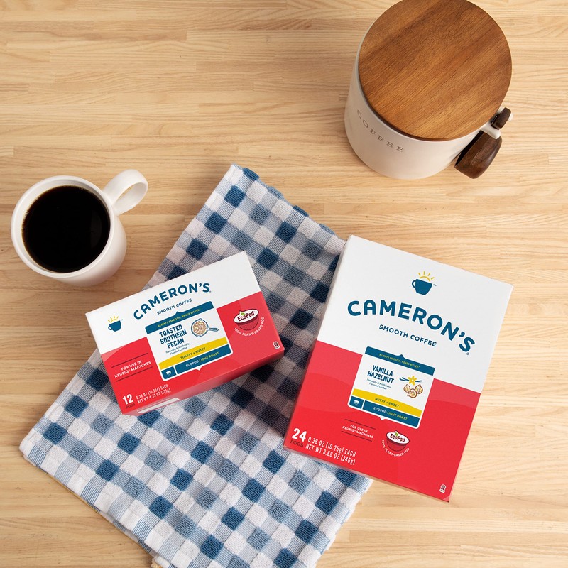 Cameron's Coffee Single Serve Pods, Decaf Vanilla Hazelnut, 72 Count