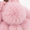 Fluffy Bunny Keychain for Holiday Gifting – Cute Bow Rabbit