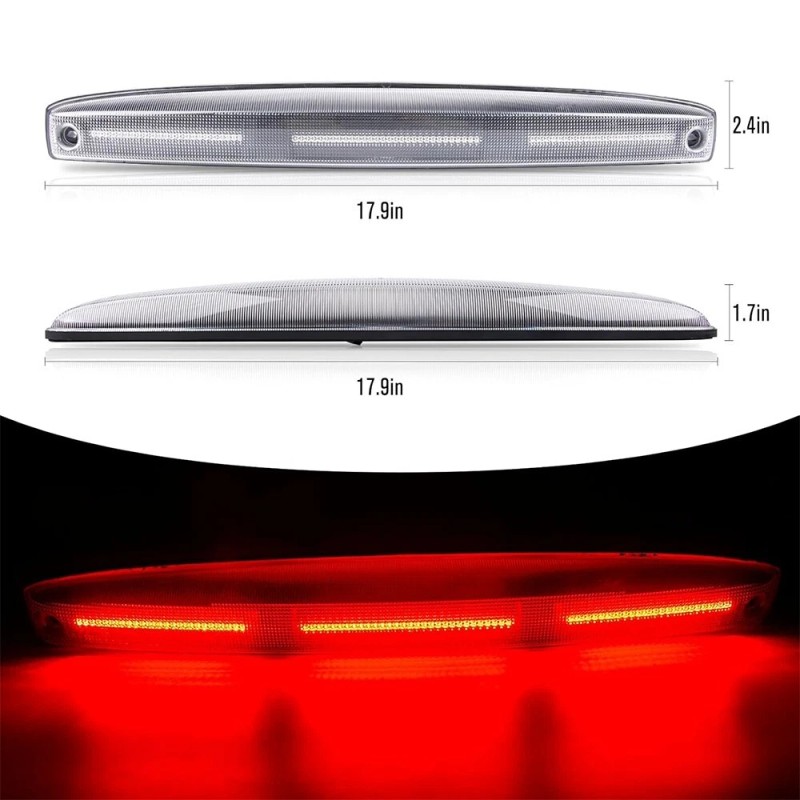 d-lumina LED Clear Center Tailgate Brake Light for 2003-2006 Dodge