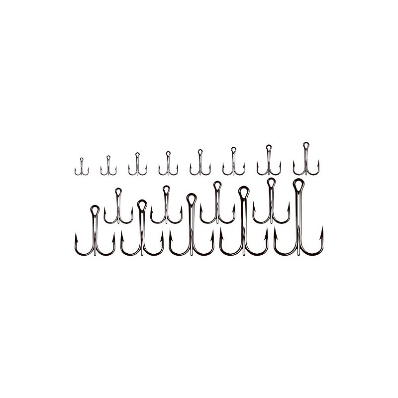 VMC Drilling 9649 BZ Treble Hook Size:6 (EU)