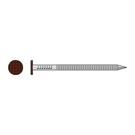 Simpson Strong-Tie S8SNDB5-2-1/2" x .092 304SS Siding Nail, Dark Brown 196ct