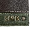 Edwin Bi-Fold Wallet, Synthetic Leather, Coin Storage, Card Storage, Embossing,