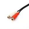BRIIKPP Stereo Mini Plug 3.5mm Male to 2RCA Pin Female