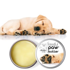 The Blissful Dog Paw Butter, Moisturizer for Dry Paw Pads, Softens and Protects a Rough Paw in Winter, Versatile, Lick-Safe Dog Paw Pad Balm
