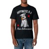 Miniature Schnauzer Dog Happiness is a Mini Schnauzer Gifts T-Shirt